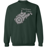 West Virginia Crocheter Crewneck Pullover Sweatshirt