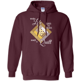 Make a Quilt (yellow) Pullover Hoodies - Crafter4Life - 8