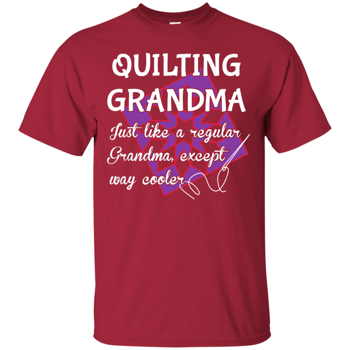 Quilting Grandma Custom Ultra Cotton T-Shirt