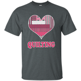 Heart Quilting Custom Ultra Cotton T-Shirt - Crafter4Life - 5