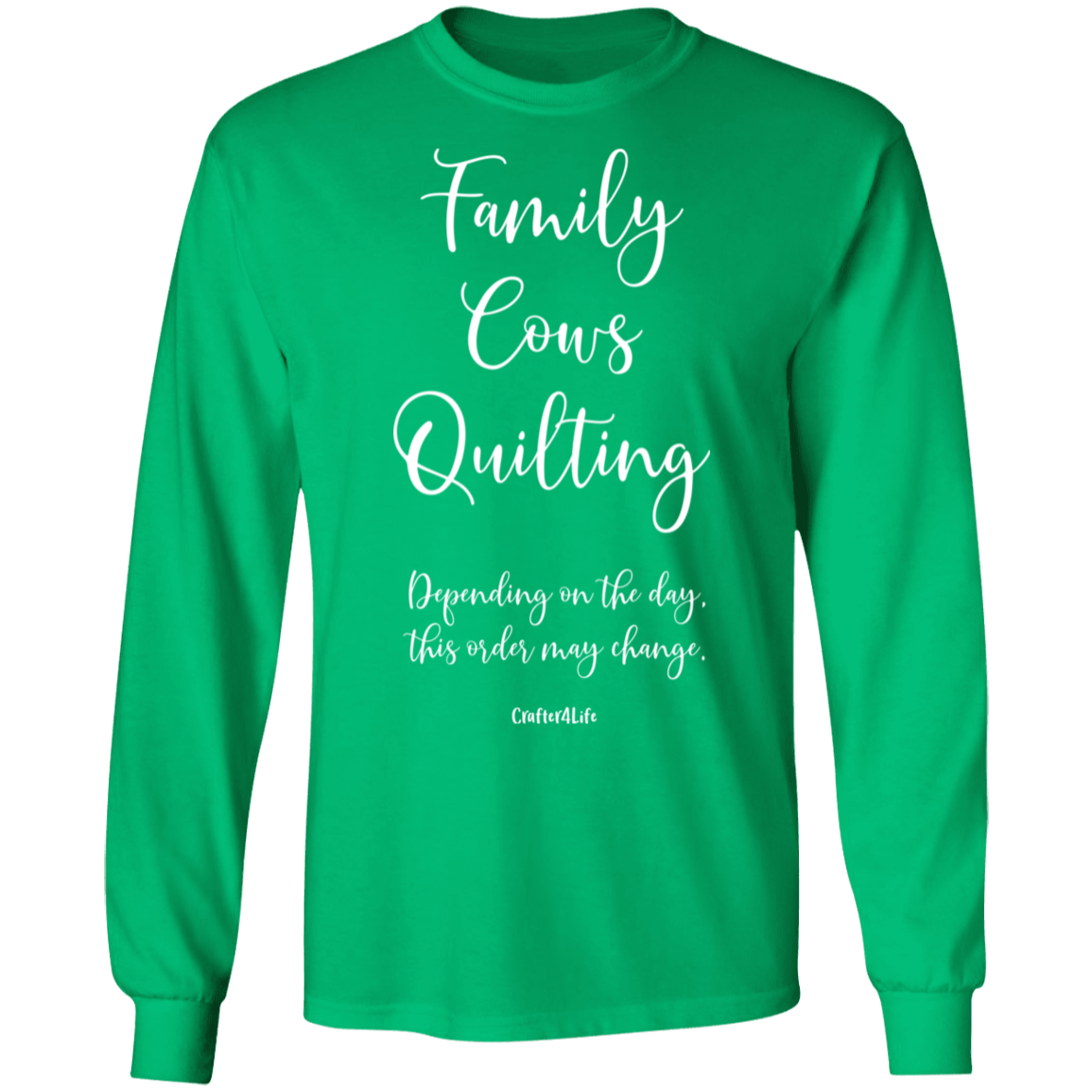 Family-Cows-Quilting LS Ultra Cotton T-Shirt