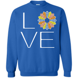 LOVE Quilting (Fall Colors) Crewneck Sweatshirts - Crafter4Life - 7
