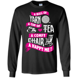 A Ball of Yarn, A Happy Me Long Sleeve Ultra Cotton Tshirt - Crafter4Life - 6