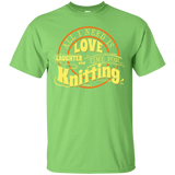 Time for Knitting (yellow) Custom Ultra Cotton T-Shirt - Crafter4Life - 5