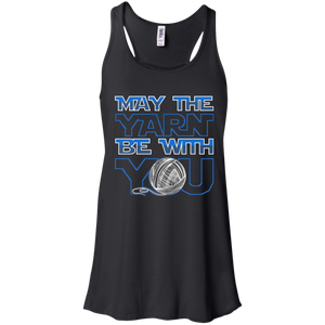 May the Yarn be with You Flowy Racerback Tank
