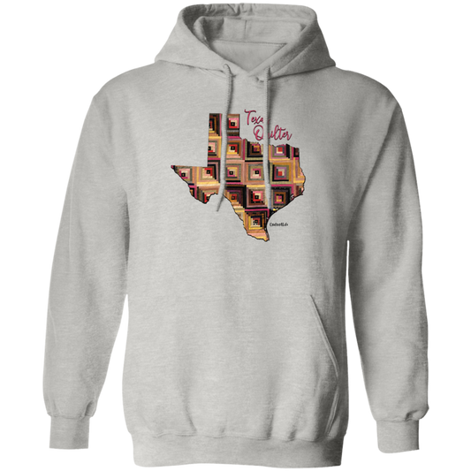 Texas Quilter Pullover Hoodie, Gift for Quilting Friends and Family