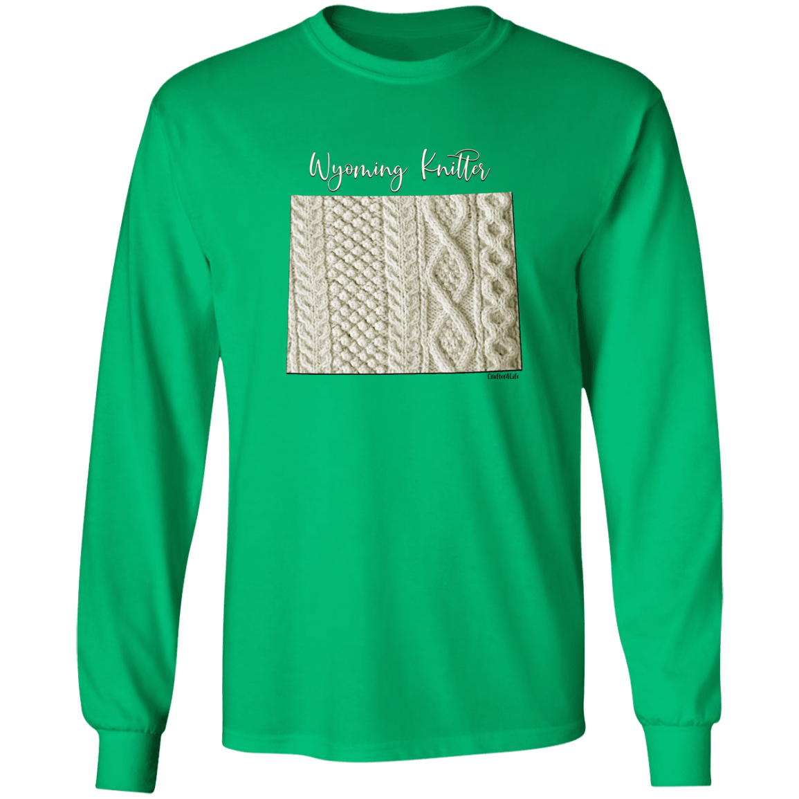 Wyoming Knitter LS Ultra Cotton T-Shirt