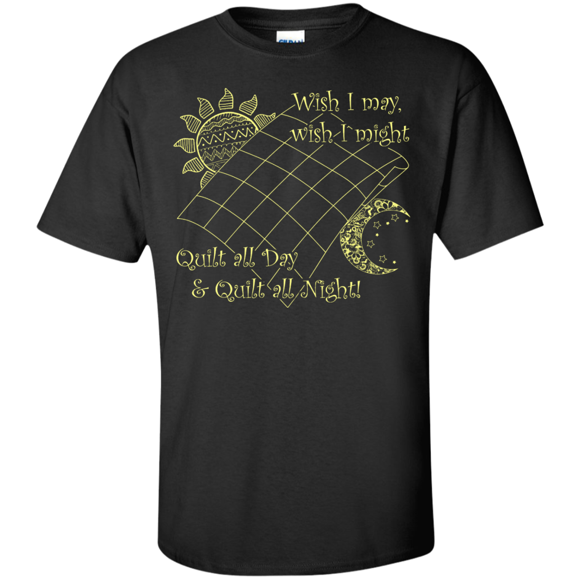 Wish I May Quilt Custom Ultra Cotton T-Shirt - Crafter4Life - 2