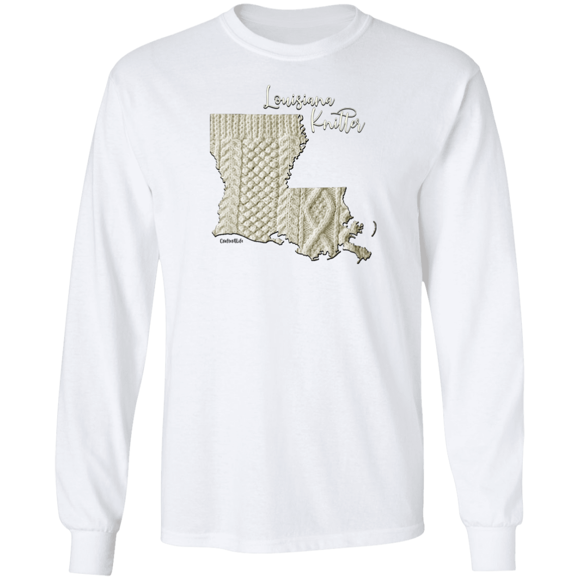 Louisiana Knitter LS Ultra Cotton T-Shirt