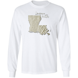 Louisiana Knitter LS Ultra Cotton T-Shirt