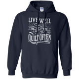 Live Well, Quilt Often Pullover Hoodie