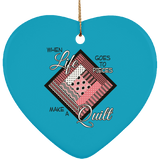 Make a Quilt (Pink) Ornaments