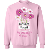 Happiness Blooms with Crafts Crewneck Sweatshirts - Crafter4Life - 7