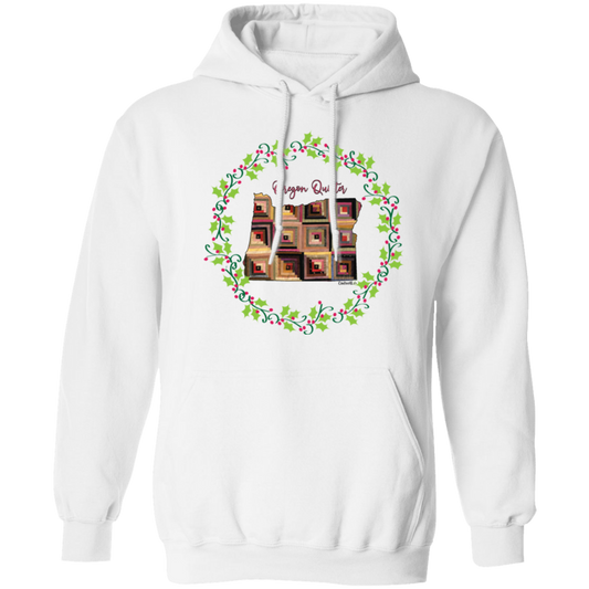 Oregon Quilter Christmas Pullover Hoodie