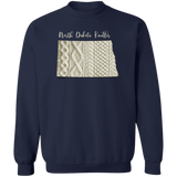 North Dakota Knitter Crewneck Pullover Sweatshirt