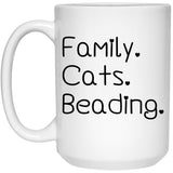 Family-Cats-Beading Mugs
