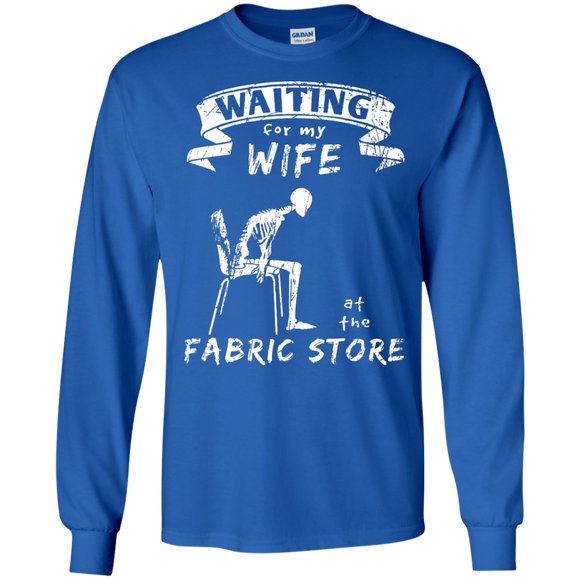 Waiting at the Fabric Store Long Sleeve T-Shirts - Crafter4Life - 6