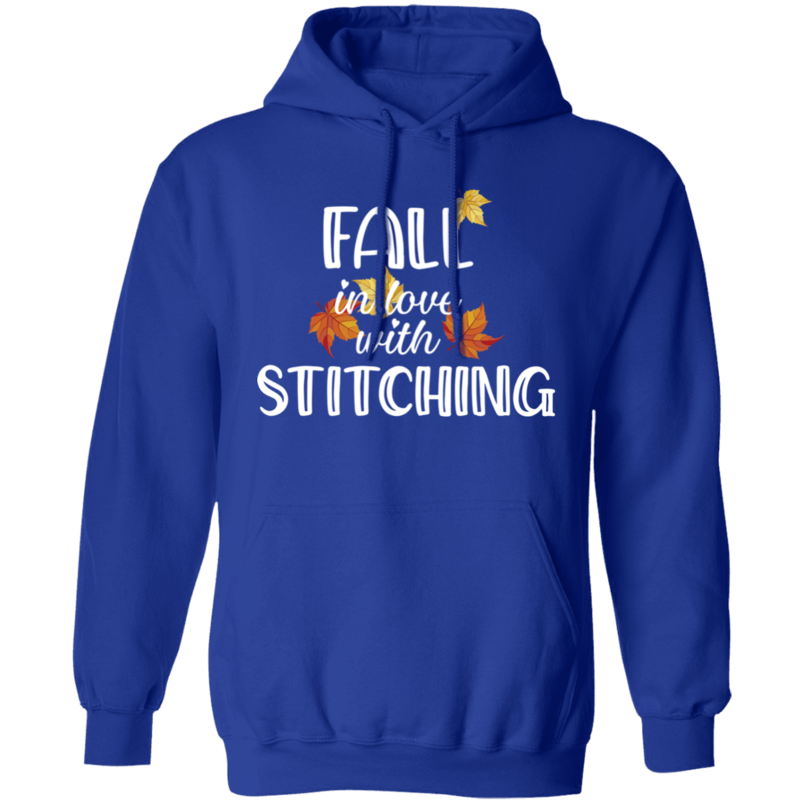 Fall in Love with Stitching Pullover Hoodie
