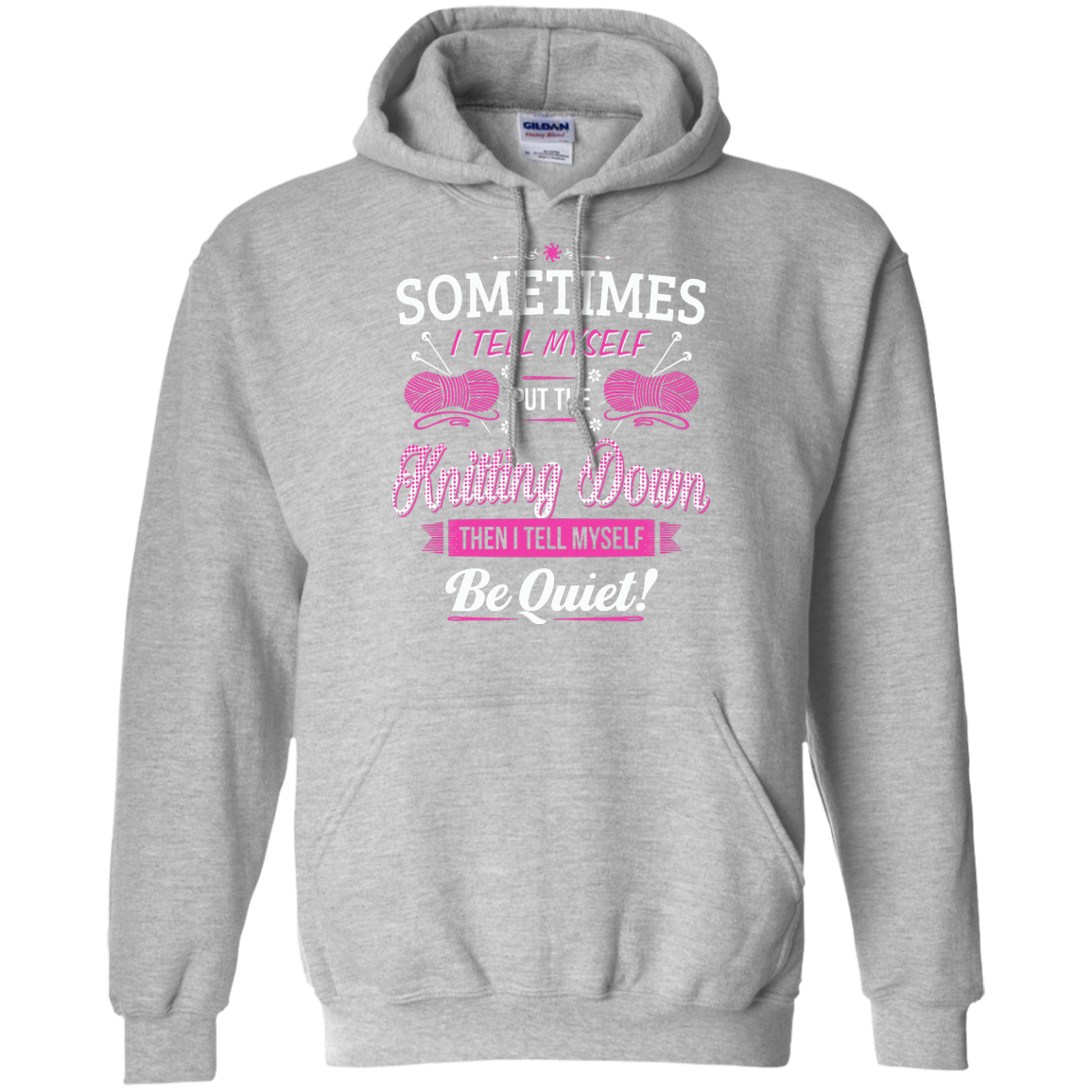 Put the Knitting Down Pullover Hoodies - Crafter4Life - 2