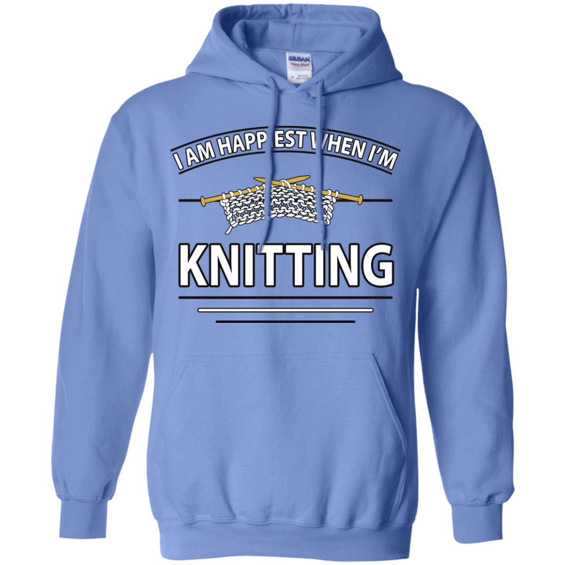 I Am Happiest When I'm Knitting Pullover Hoodies - Crafter4Life - 7