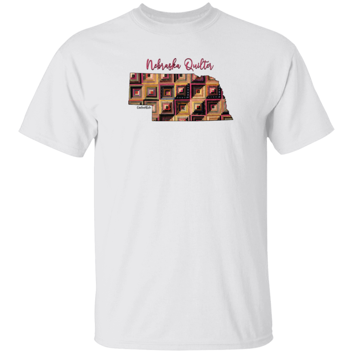 Nebraska Quilter T-Shirt, Gift for Quilting Friends and Family