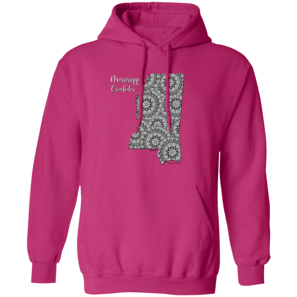 Mississippi Crocheter Pullover Hoodie