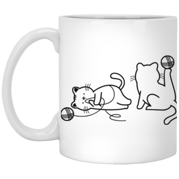 Cats & Yarn Mugs