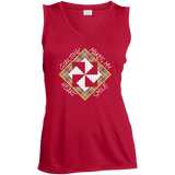 Quilting Makes My Heart Smile Ladies Sleeveless V-Neck