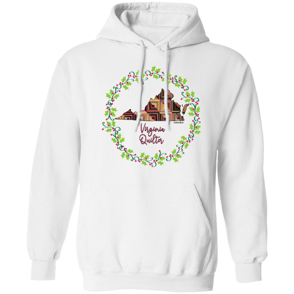 Virginia Quilter Christmas Pullover Hoodie