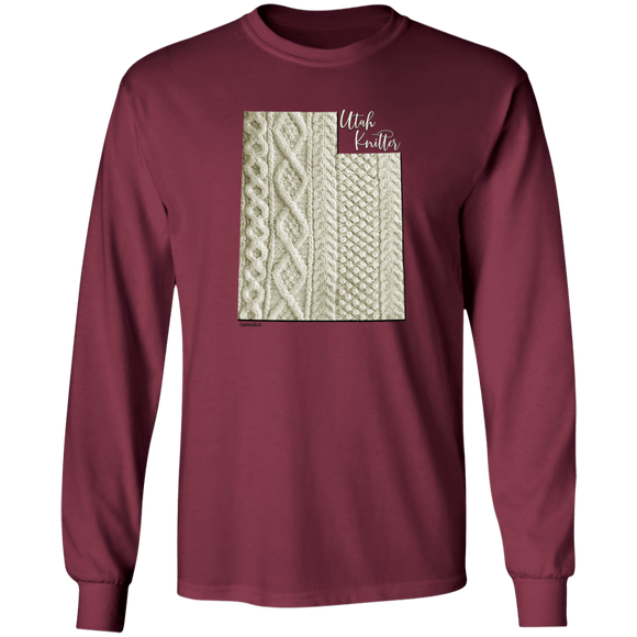 Utah Knitter LS Ultra Cotton T-Shirt