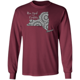 New York Crocheter LS Ultra Cotton T-Shirt