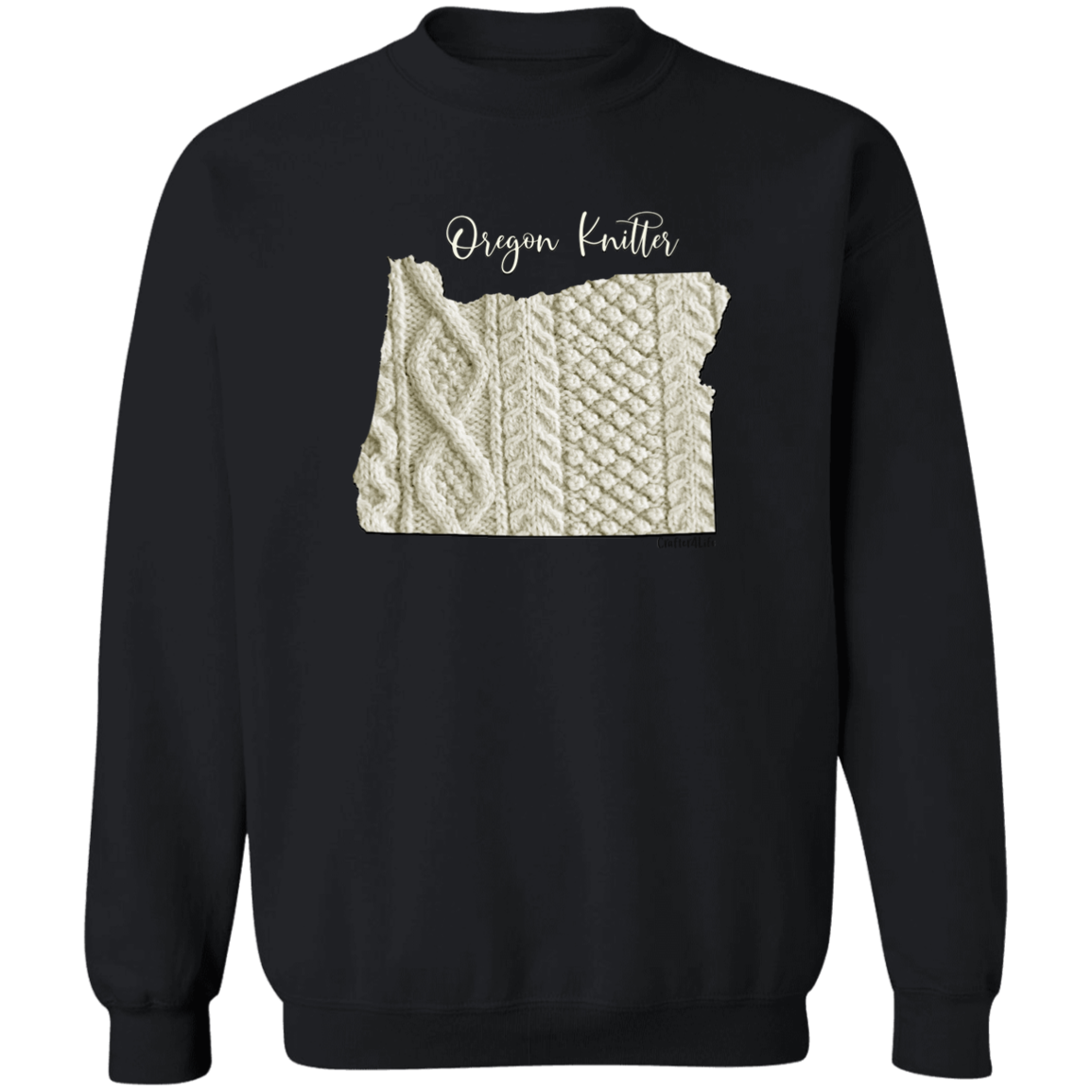 Oregon Knitter Crewneck Pullover Sweatshirt