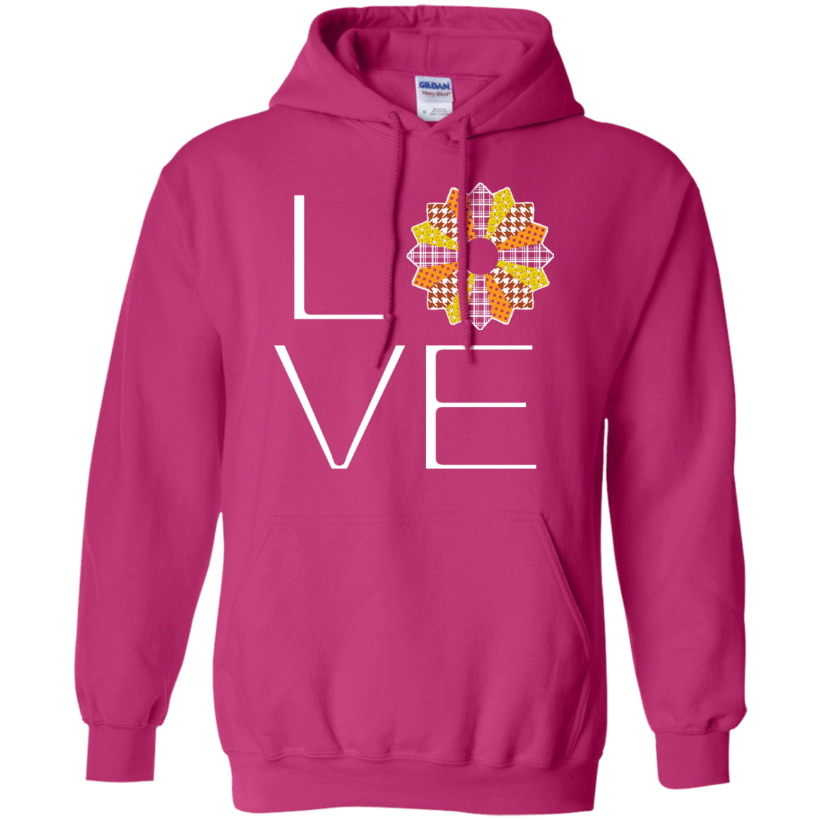 LOVE Quilting (Fall Colors) Pullover Hoodies - Crafter4Life - 11
