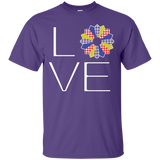 LOVE Quilting (Primary Colors) Custom Ultra Cotton T-Shirt - Crafter4Life - 11