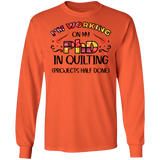 PhD in Quilting LS Ultra Cotton T-Shirt