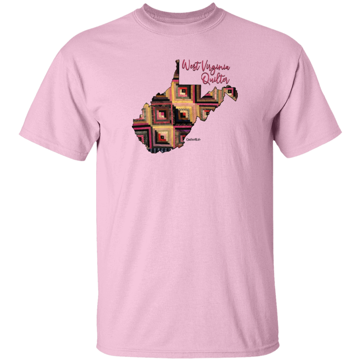 West Virginia Quilter T-Shirt, Gift for Quilting Friends and Family