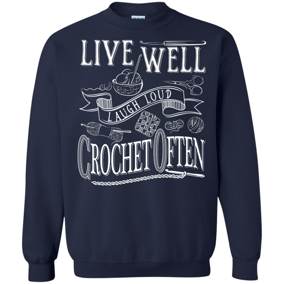 Crochet Often Crewneck Sweatshirts - Crafter4Life - 3