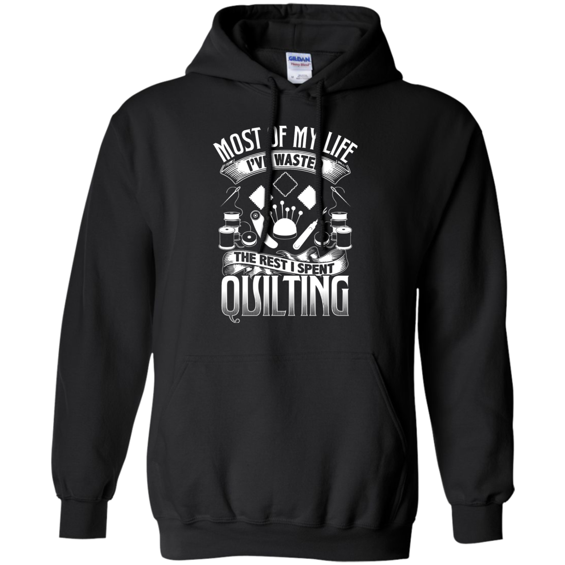 Most of My Life (Quilting) Pullover Hoodies - Crafter4Life - 2