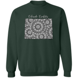 Colorado Crocheter Crewneck Pullover Sweatshirt