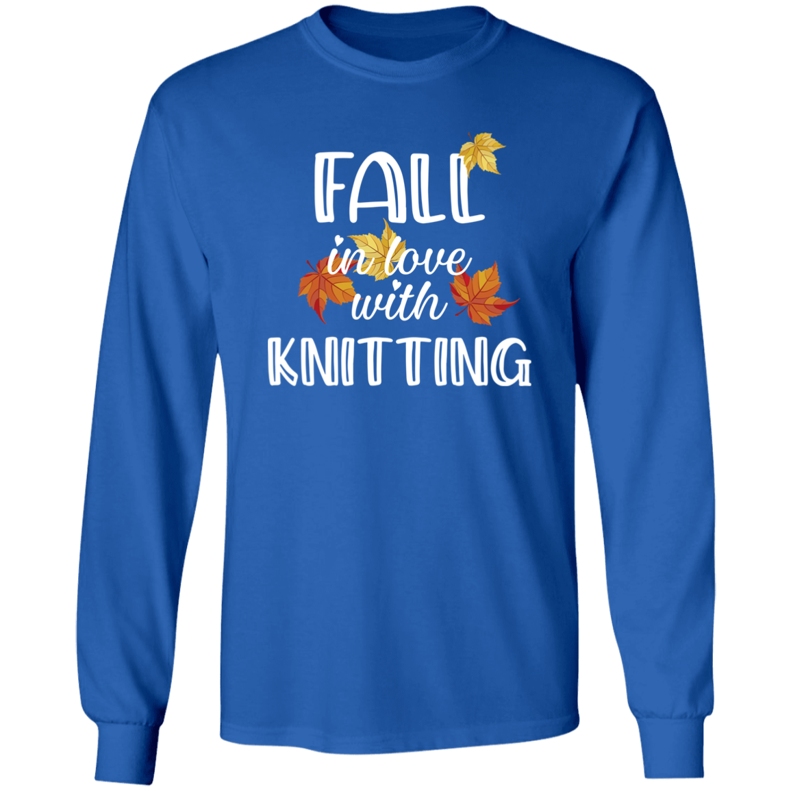 Fall in Love with Knitting LS Ultra Cotton T-Shirt