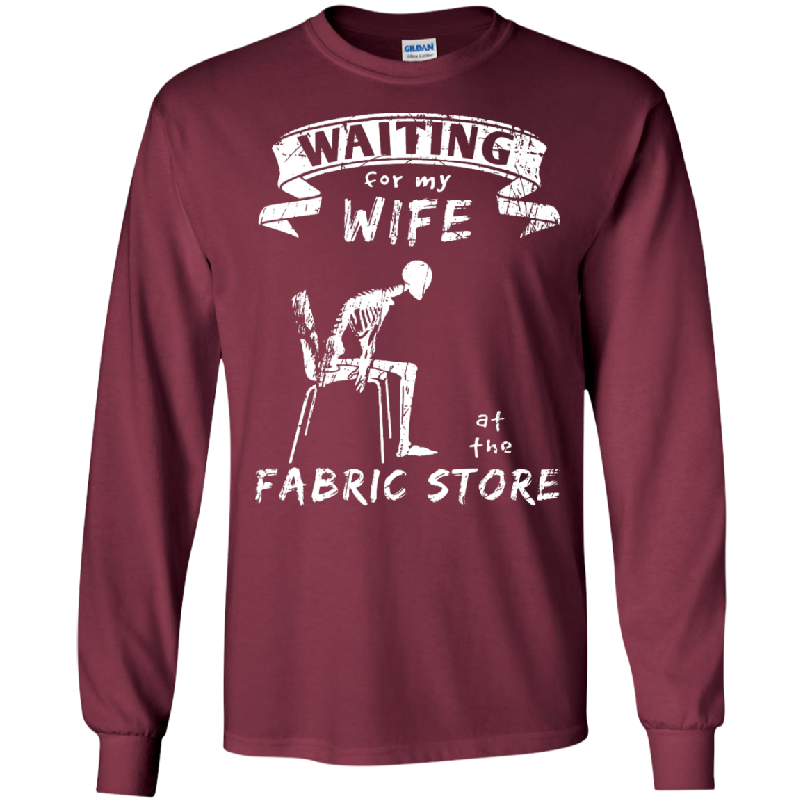Waiting at the Fabric Store Long Sleeve T-Shirts - Crafter4Life - 5