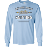 I Am Happiest When I'm Knitting Long Sleeve Ultra Cotton T-Shirt - Crafter4Life - 5