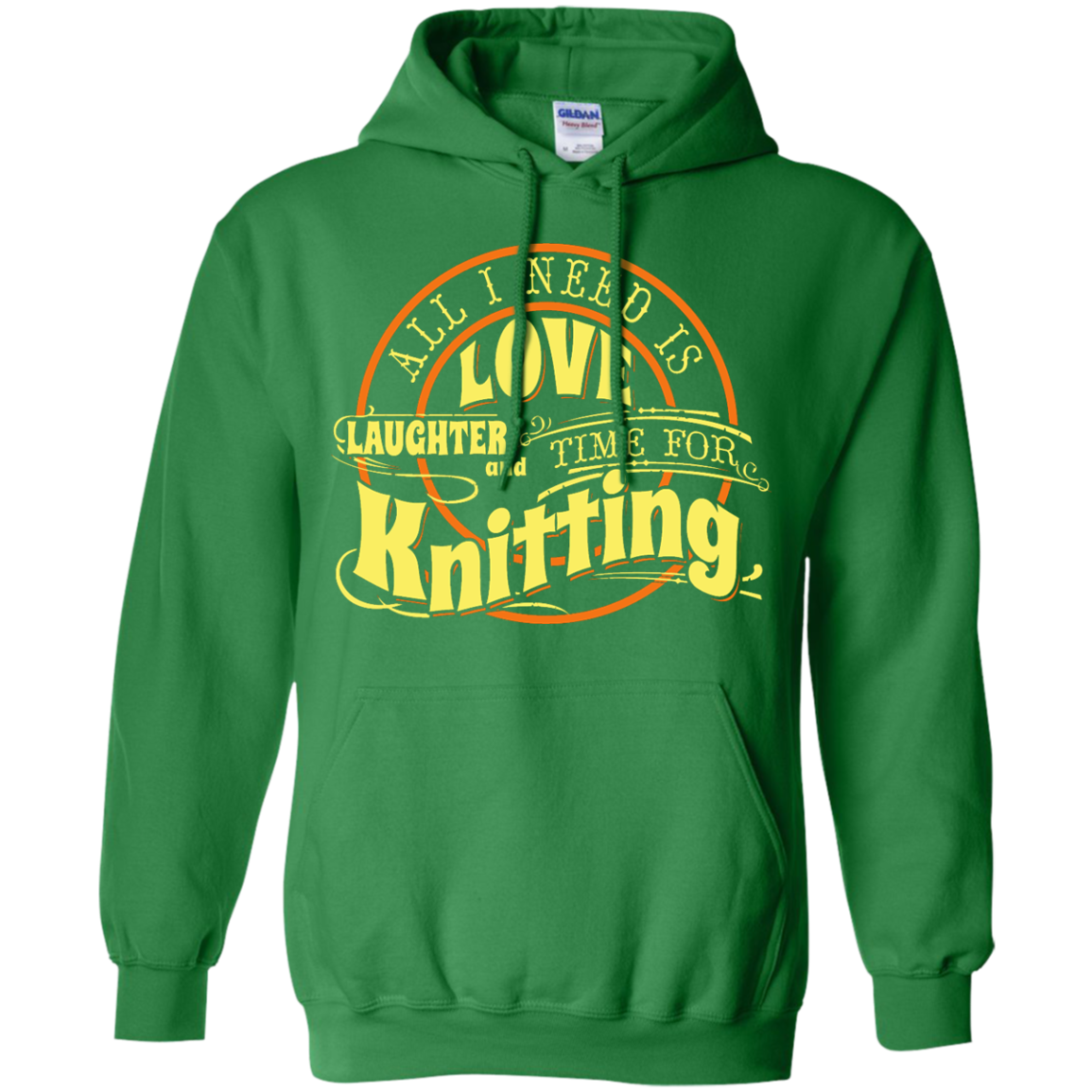 Time for Knitting (yellow) Pullover Hoodies - Crafter4Life - 6
