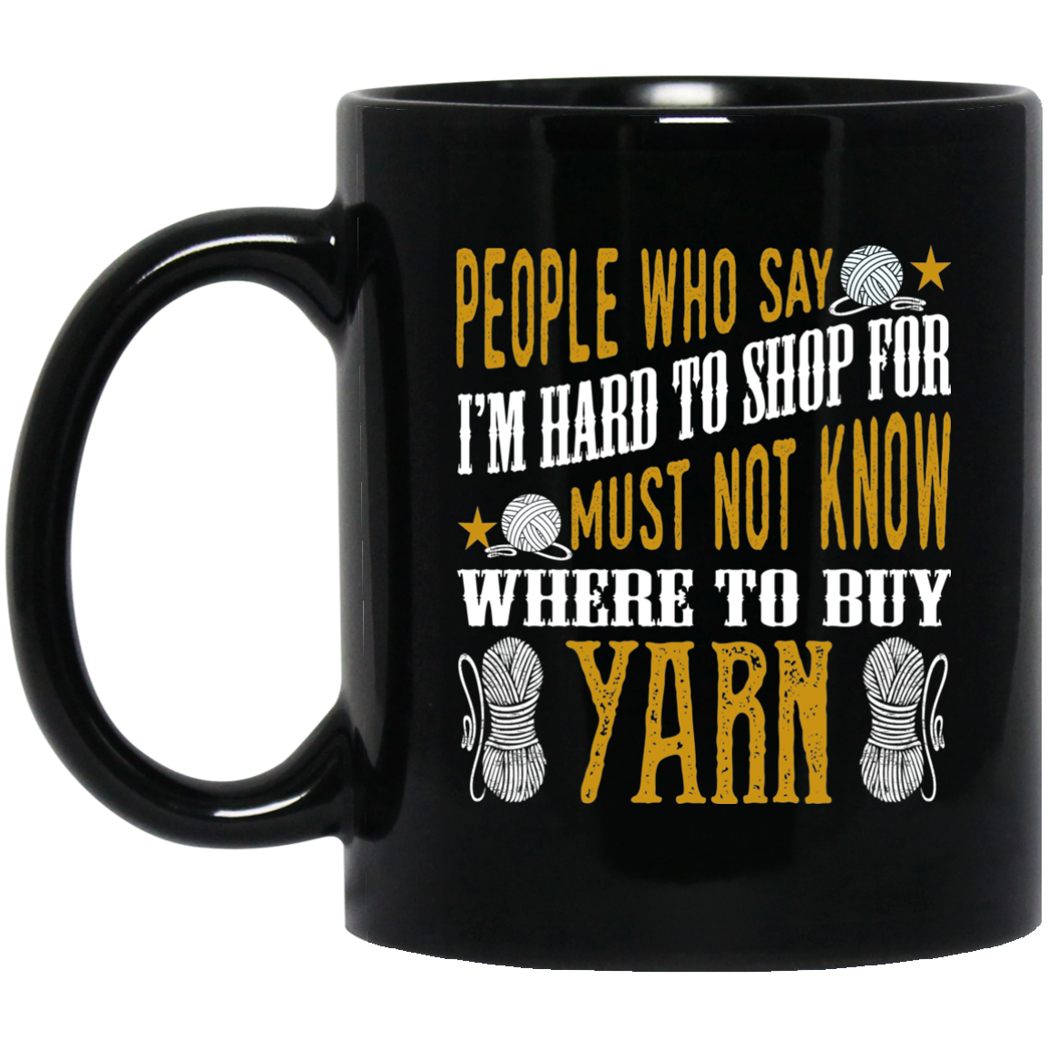 Where to Buy Yarn Black Ceramic Mugs