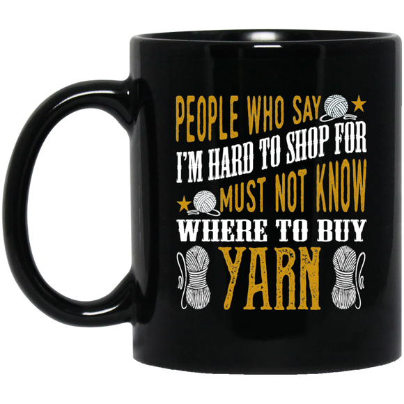 Where to Buy Yarn Black Ceramic Mugs