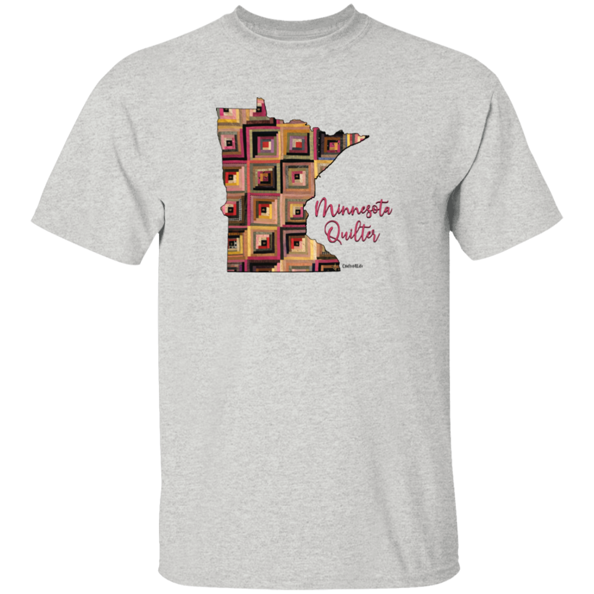Minnesota Quilter T-Shirt, Gift for Quilting Friends and Family
