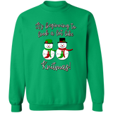 Knitmas Snow Couple Sweatshirt
