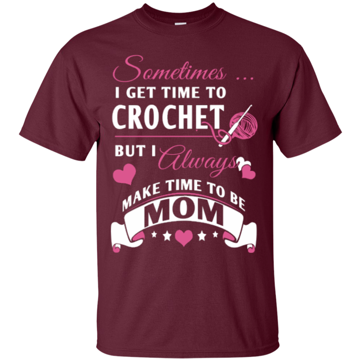 Crochet Mom Custom Ultra Cotton T-Shirt - Crafter4Life - 5