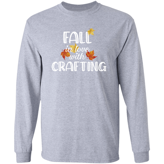 Fall in Love with Crafting LS Ultra Cotton T-Shirt