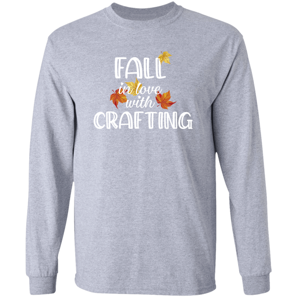 Fall in Love with Crafting LS Ultra Cotton T-Shirt